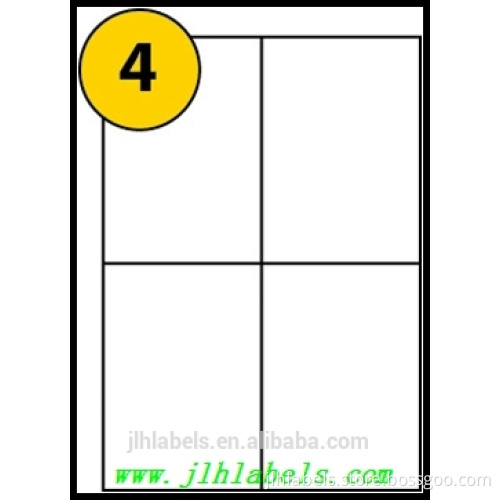 Square Cornered Labels 105mm x 149mm,Compatible with Avery DPS04